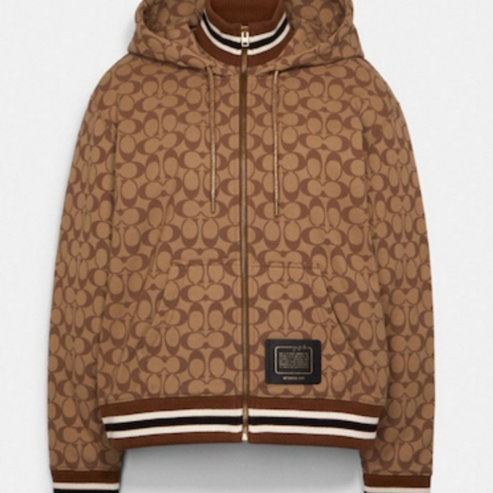 Coach X Jennifer Lopez Signature Zip up Hoodie C6539 Size S  NWT